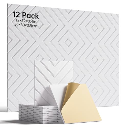 Woovio Sound Proof Foam Panels for Walls, 12 Pack...