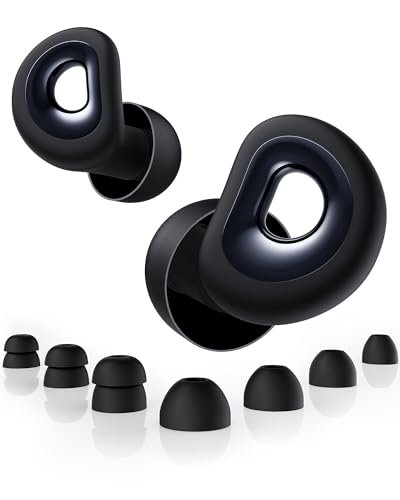 BIGOOD 50dB Ear Plugs for Sleeping Noise Cancelling,...