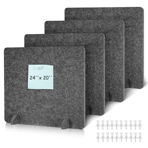 DOLLAR BOSS 4PCS Acoustic Desk Dividers 24