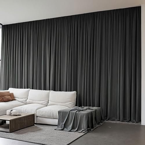 Grichril Home Theater Curtains Soundproof Room Separator,...