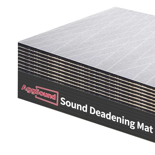 AggSound 394mil(10mm) 7sqft Car Heat Sound Deadening Mat -...