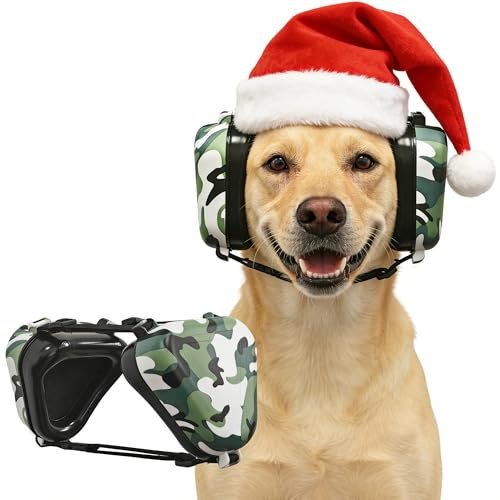 KingGlore Dog Ear Muffs for Noise Protection, 22dB NRR...