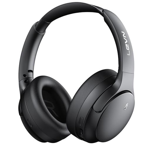 LEVN Hybrid Active Noise Cancelling Headphones, Wireless...