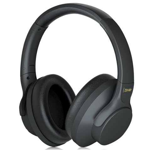 ZIHNIC Active Noise Cancelling Headphones, 60H Playtime...