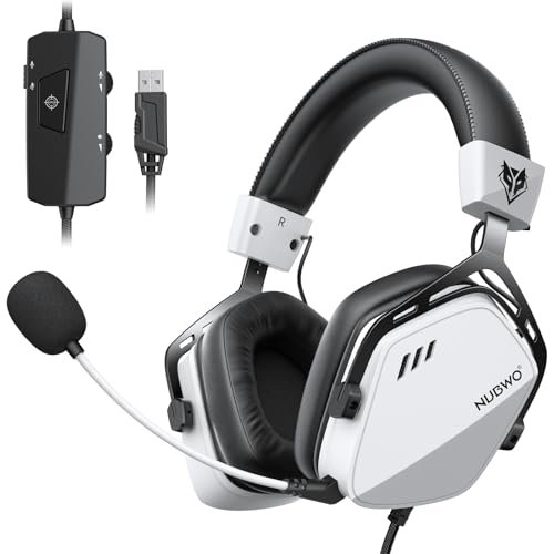 NUBWO HG03 USB-A Gaming Headset with 7.1 Surround and FPS...