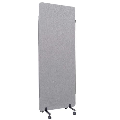 Soundproof Room Divider W/Wheels, 66in Office Dividers for...