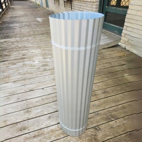 Corrugated Metal Wainscoting (Galvalume - 10 Foot Roll) -...