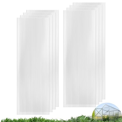 UMIG 8 PCS 6' x 2' x 0.32'' Polycarbonate Greenhouse...
