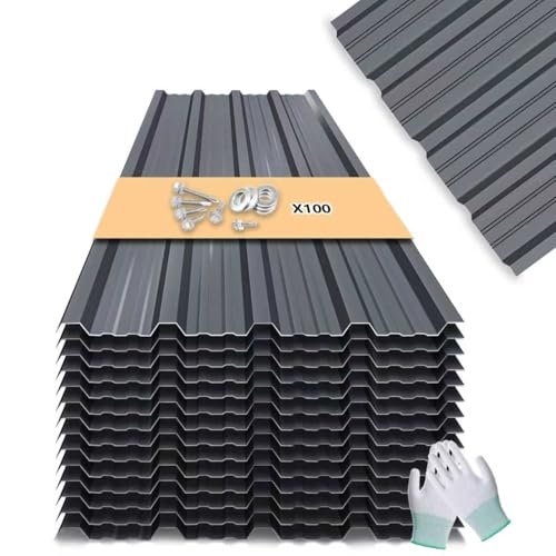 Metal Roofing Panels - 20 Pcs Waterproof Heavy Duty Metal...