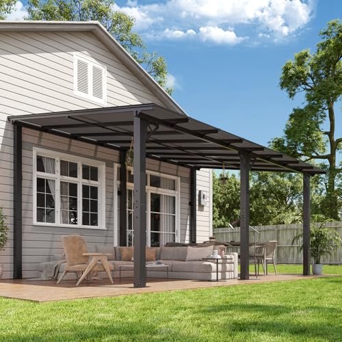 Aoxun 16'x 10' Premium Gazebo with Aluminum Top Frame &...