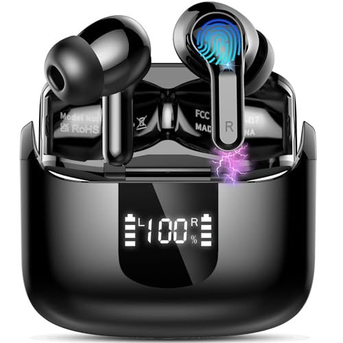 Wireless Earbuds, 2026 Bluetooth 5.4 Headphones NEW Ear...