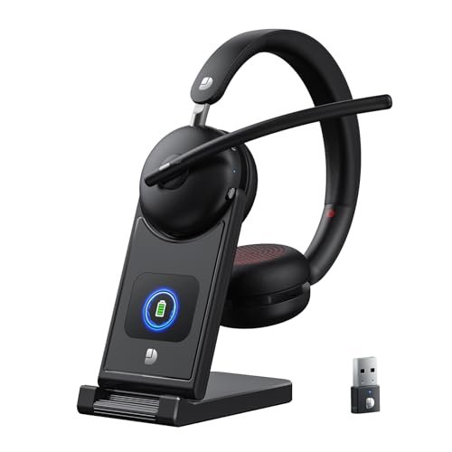 Dytole Wireless Headset with Mic for Work-Bluetooth 5.3...