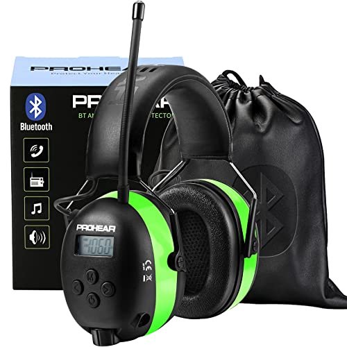 PROHEAR 033 Upgraded 5.4 Bluetooth Hearing Protection AM FM...