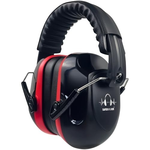 SAFEBUILDER Safety Ear Muffs SNR 33dB Noise Reduction...