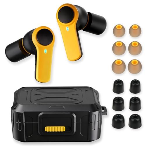ToolFun Bluetooth 6.0 Jobsite Earbuds, 70H Playtime, IP56...