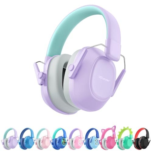 iClever Noise Cancelling Headphones for Kids Adults, SNR...