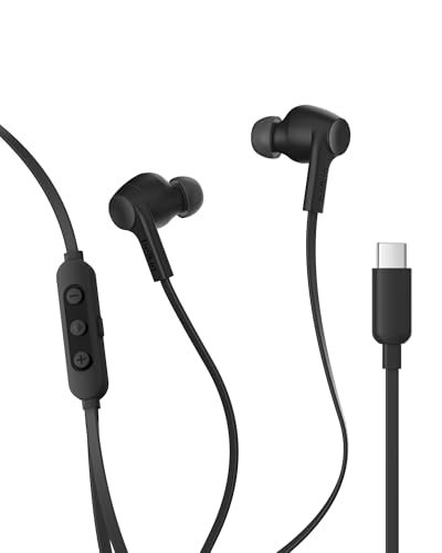 Belkin SoundForm Active Noise Cancelling Earbuds Wired with...