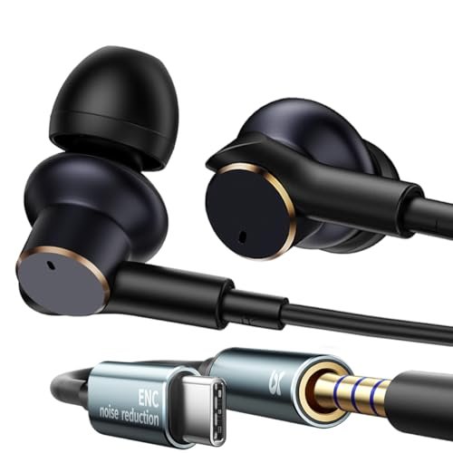 Wired Earphones Immersive Bass Noise Cancellation Call,Four...
