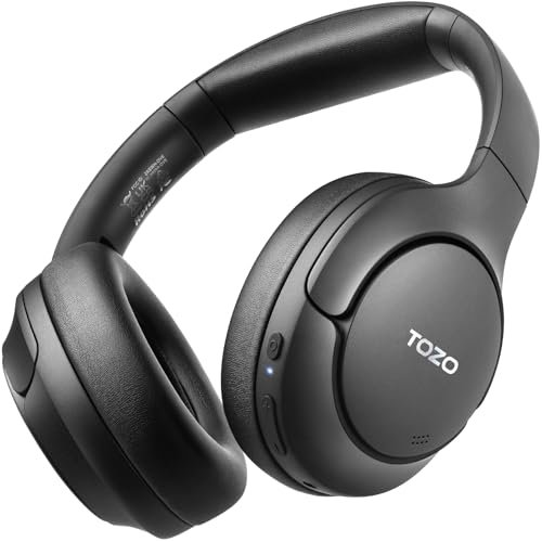TOZO Hybrid Active Noise Cancelling Headphones, Wireless...