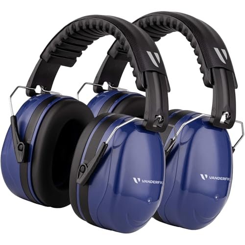 Vanderfields Premium Hearing Protection Ear Muffs - Broad...
