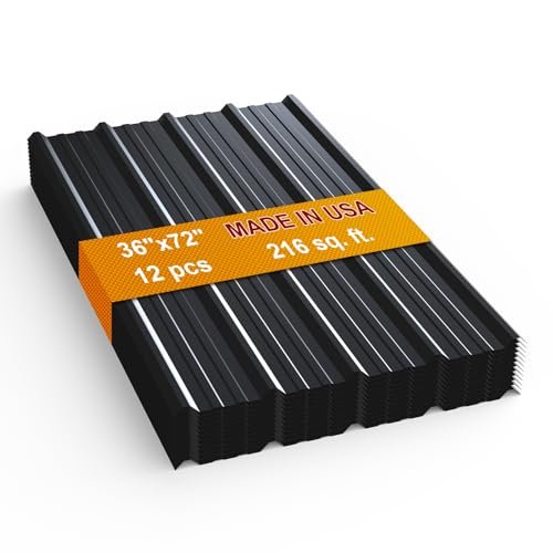 12 Pack PPGI Metal Roofing Panels, 72