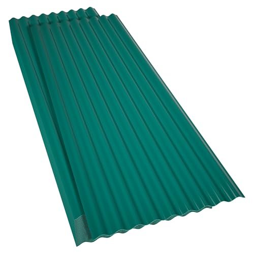 Resin Roof Panels 25Pcs 60.2×20.67 Inches with Screws,...