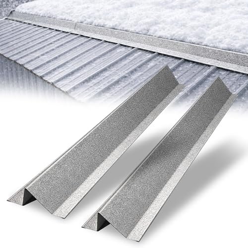 HR Metal Roof Snow Guards, Snow Stops 80ft Kit (Mid-Mich...