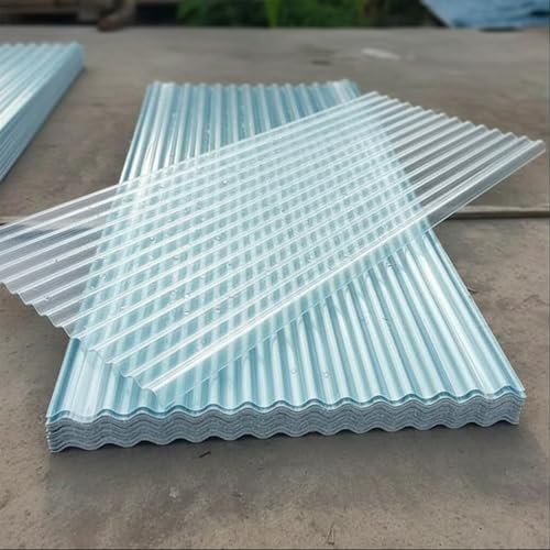 HHFSST Clear Polycarbonate Roofing Sheet, Splicable...