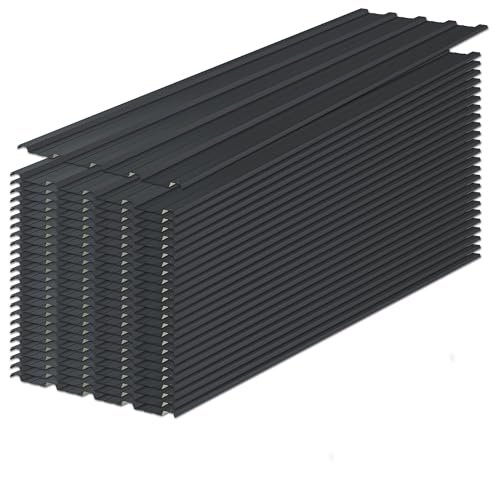Roof Panels 15 pcs L73.2×W16.77 inch Galvanized Steel,...