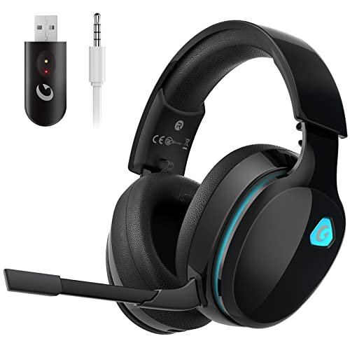 Gtheos 2.4GHz Wireless Gaming Headset for PC, PS4, PS5,...