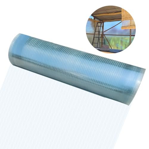 Polycarbonate Sheet 32.8Ft x 3.28Ft,DIY UV Resistant...