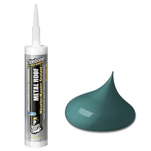 Titebond WeatherMaster Metal Roof Sealant, Green – Premium...