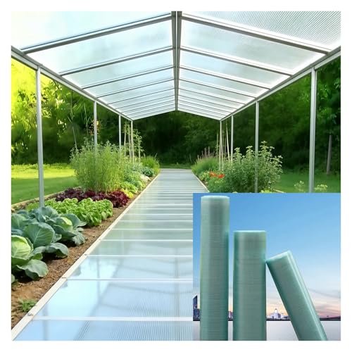 HSOQN Corrugated Polycarbonate Panels Polycarbonate Roof...