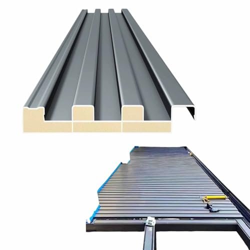 10 Pcs Metal Roofing Panels, Heavy Duty Aluminum Ceiling...