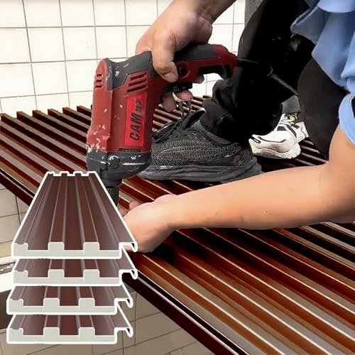 Elitix All Weather Brown Roofing Panels Corrugated,...