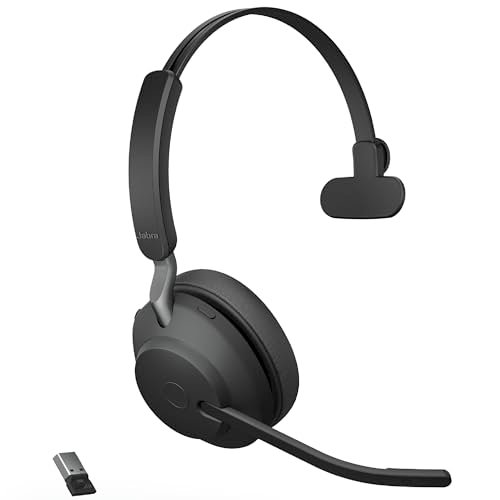 Jabra Evolve2 65 MS Wireless Headset with Link380a, Mono,...