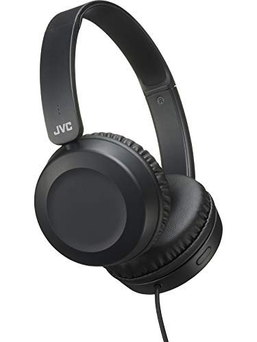 JVC Lightweight On Ear Headphones with Powerful Sound,...