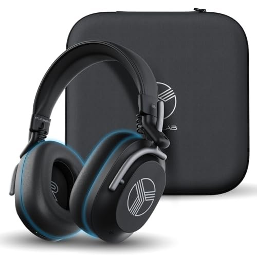 TREBLAB Bluetooth Headphones Over the Ear, Noise...
