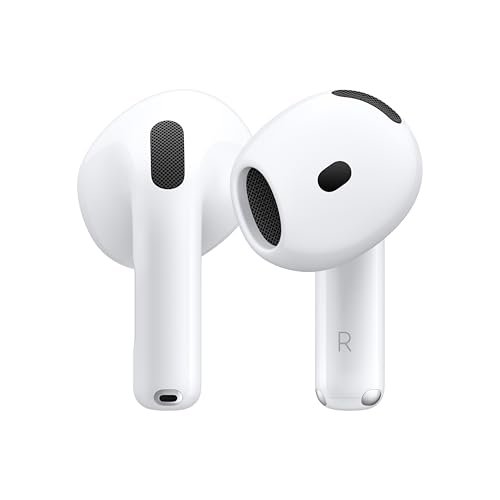 Apple AirPods 4 Wireless Earbuds, Bluetooth Headphones,...