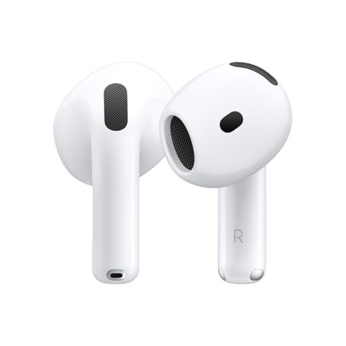 Apple AirPods 4 Wireless Earbuds, Bluetooth Headphones,...