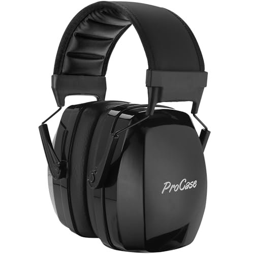 ProCase Noise Cancelling Ear Muffs SNR 33dB, Ear Hearing...