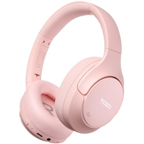 TOZO HT3 Hybrid Noise Cancelling Headphones, 90H Battery...