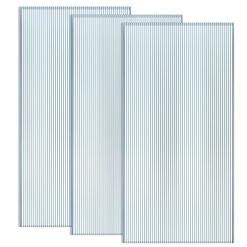 Hotop 3 Pcs Polycarbonate Greenhouse Panels Double Layer...