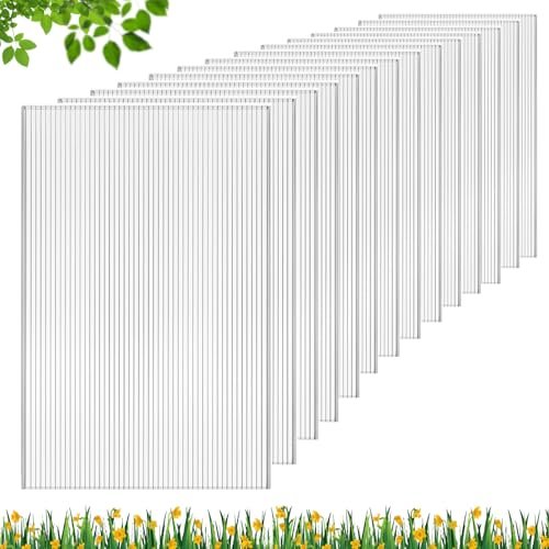 DGSL 14 Pcs Polycarbonate Greenhouse Panels, 4' x 2' x...