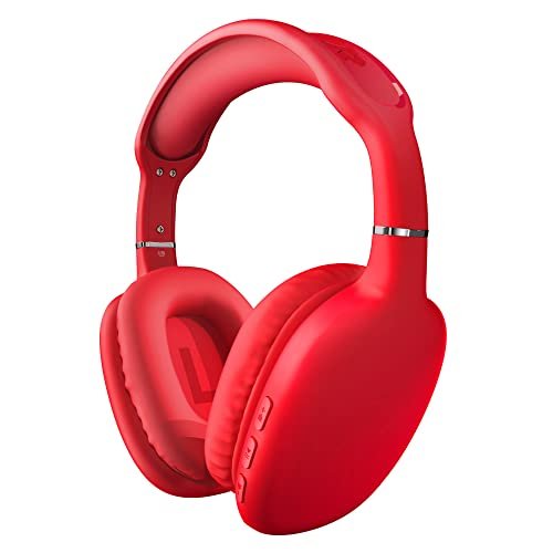 HyperGear Wireless Headphones Bluetooth Red- Noise...