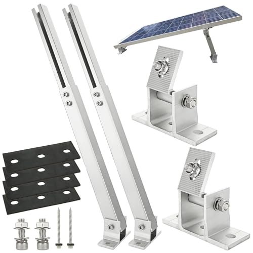 Adjustable Solar Panel Tilt Mount Brackets Aluminum Alloy...