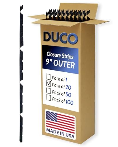 Duco USA-Made Classic Rib Foam Closure Strips 3ft Long,...