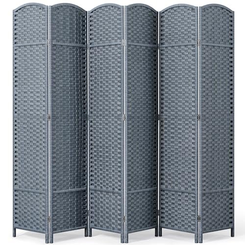 Outdoor Privacy Screen, Folding Room Divider Made of Fade...