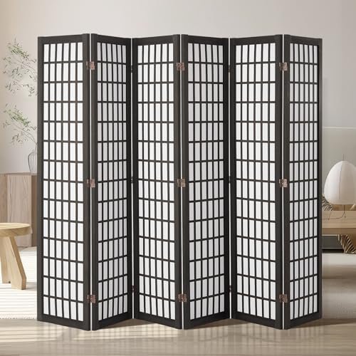 VEVOR Room Divider, 6 Panel Japanese Room Divider, Folding...