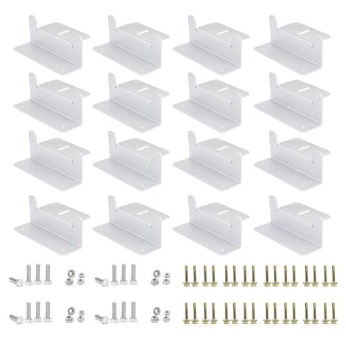 ECO-WORTHY 16 Units Solar Panel Mounting Brackets,Z Bracket...